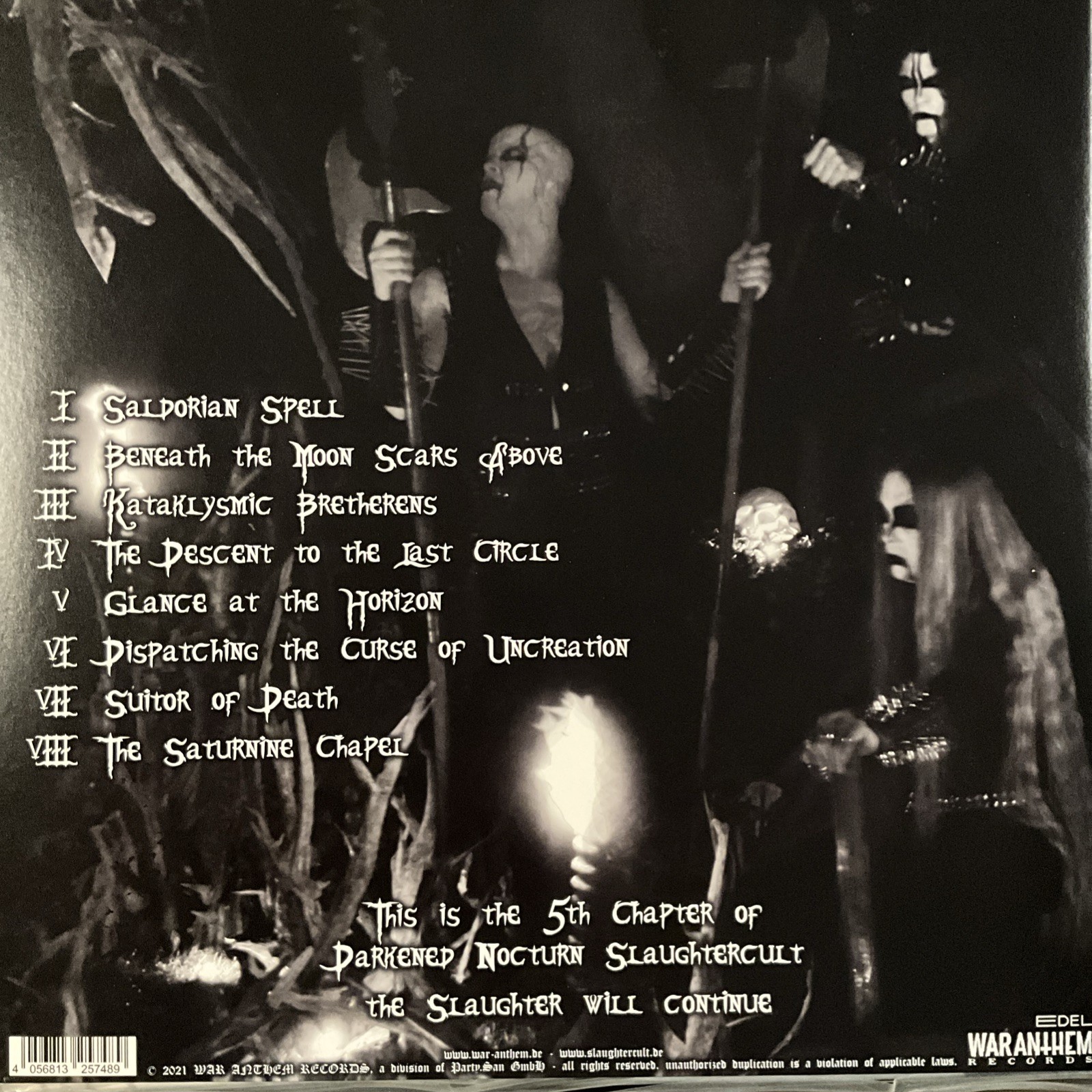 Darkened Nocturn Slaughtercult – Saldorian Spell LP 2021 War Anthem [RED] NEW