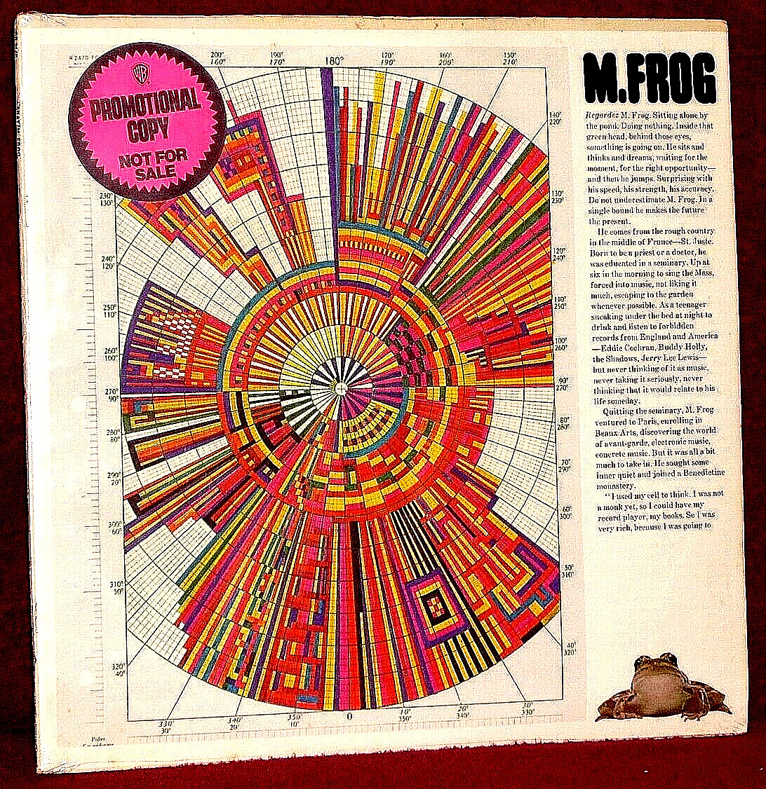 WLP LP SEALED M. FROG / LABAT 1973 BEARSVILLE W/ BOOKLET ELECTRONIC ROCK PROMO