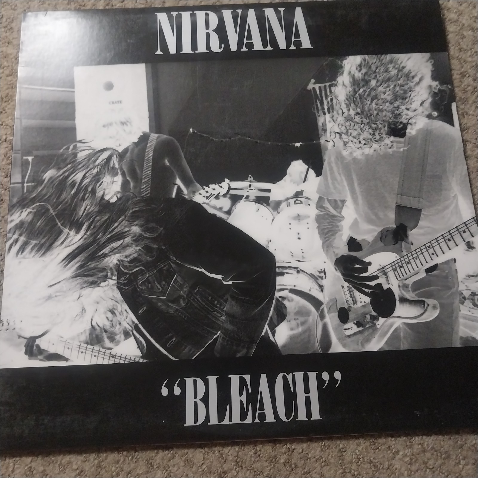 Nirvana Bleach Vinyl Record Sub Pop – 2000 Reissue