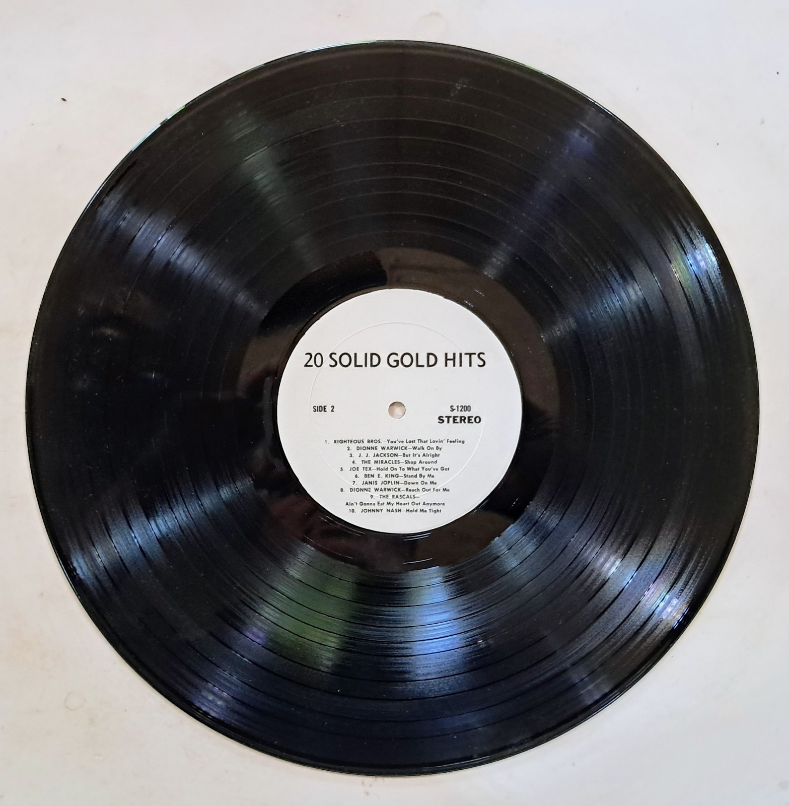 “20 Solid Gold Hits” (1969), Crystal Corporation, LP, W/EXTRAS & Free Shipping