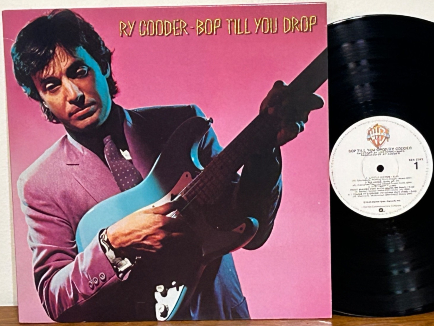 RY COODER Bop Till You Drop 1979 WARNER BROTHERS Classic Rock LP EX+