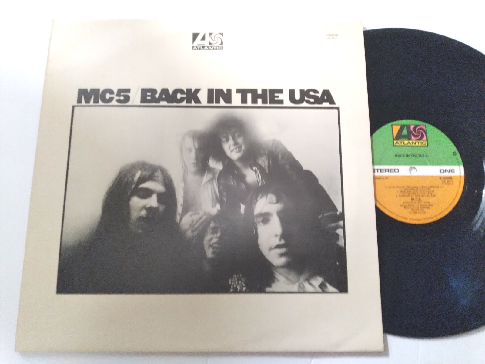 IMPORT MC5 ~ Back In The USA ~ LP ~Atlantic K-50346 , U.K. Pressing A1 / B1
