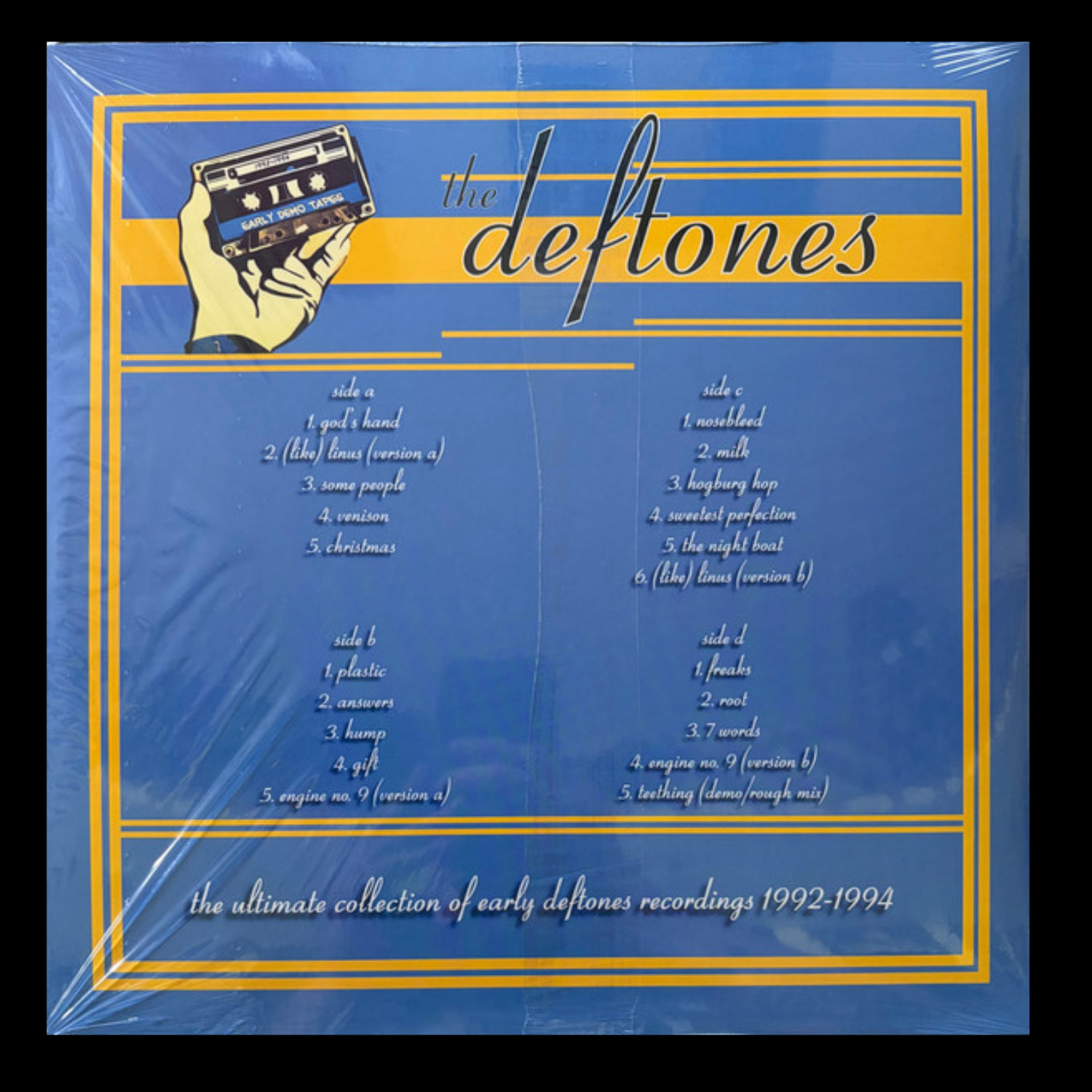 Deftones – The Early Demo Tapes Blue Coloured Vinyl 2026 Import 2LP New & Sealed