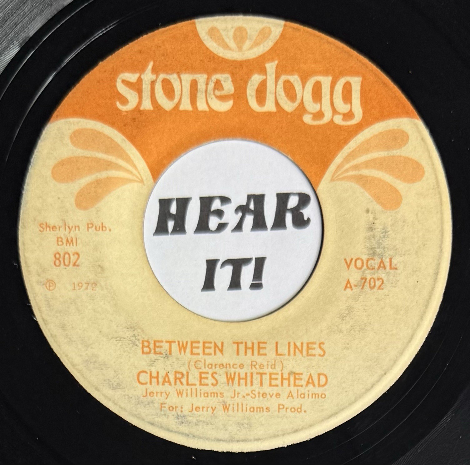 Hot Soul Funk / R&B Blues 45 CHARLES WHITEHEAD Between The Lines STONE DOGG hear