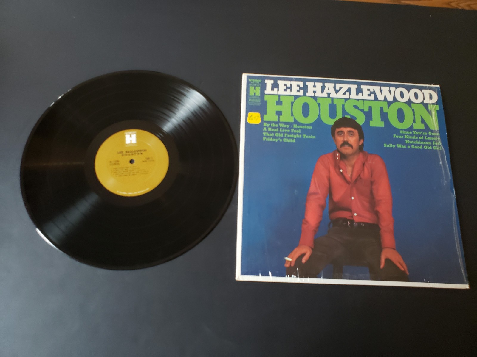 1960s MINT- COVER & EXCELLENT RECORD Lee Hazlewood – Houston SHRINK 11290 LP33