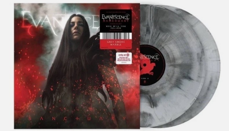 Evanescence Sanctuary GREY SMOKE VINYL LENTICULAR COVER preorder