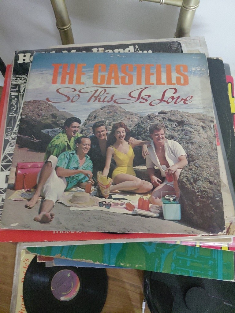 The Castells So This Is Love LP 12″ Vinyl Era Records Pop Cardboard Sleeve