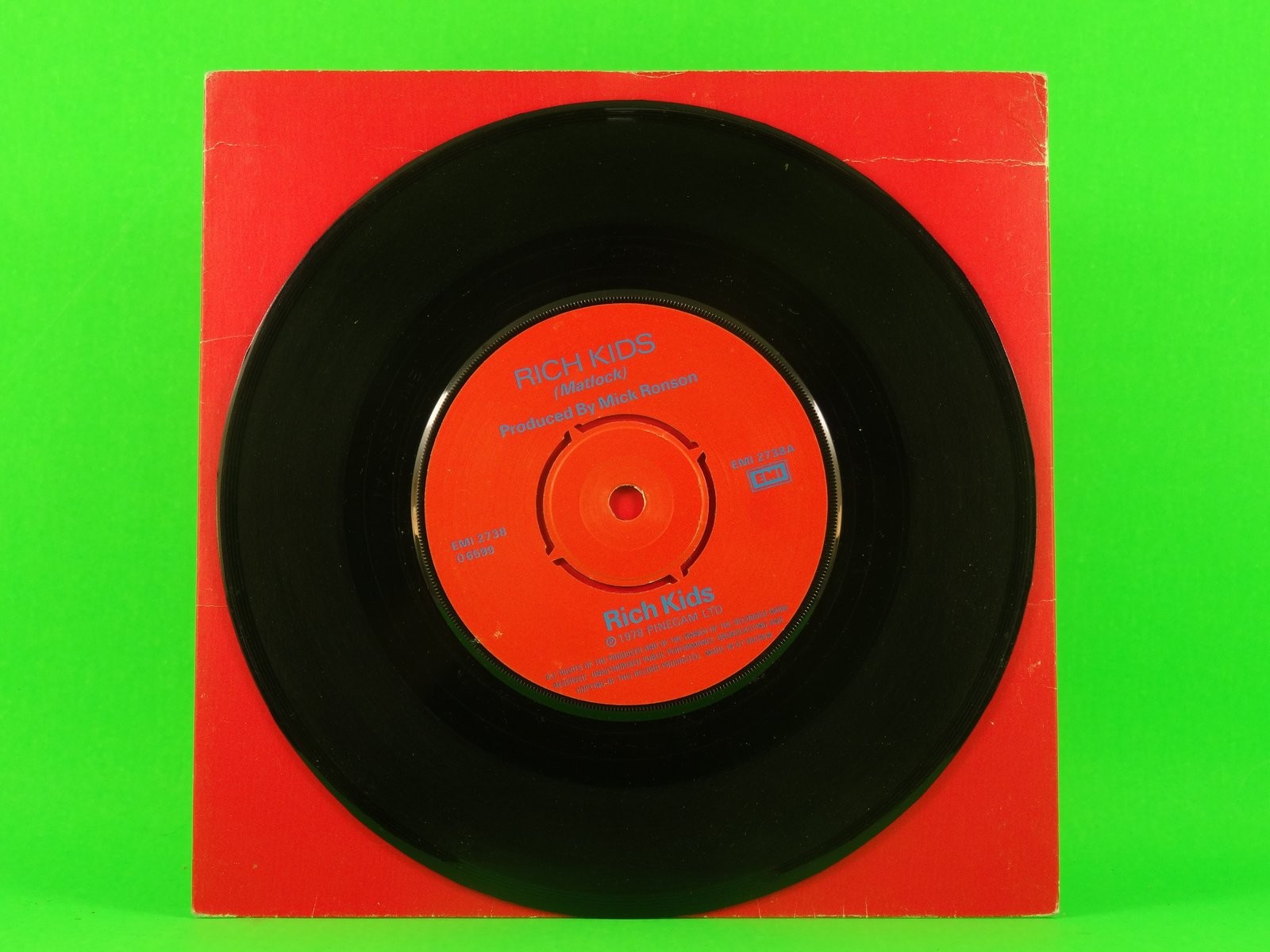 RICH KIDS RICH KIDS (143) 2 Track 7″ Single including Plain Paper Sleeve EMI