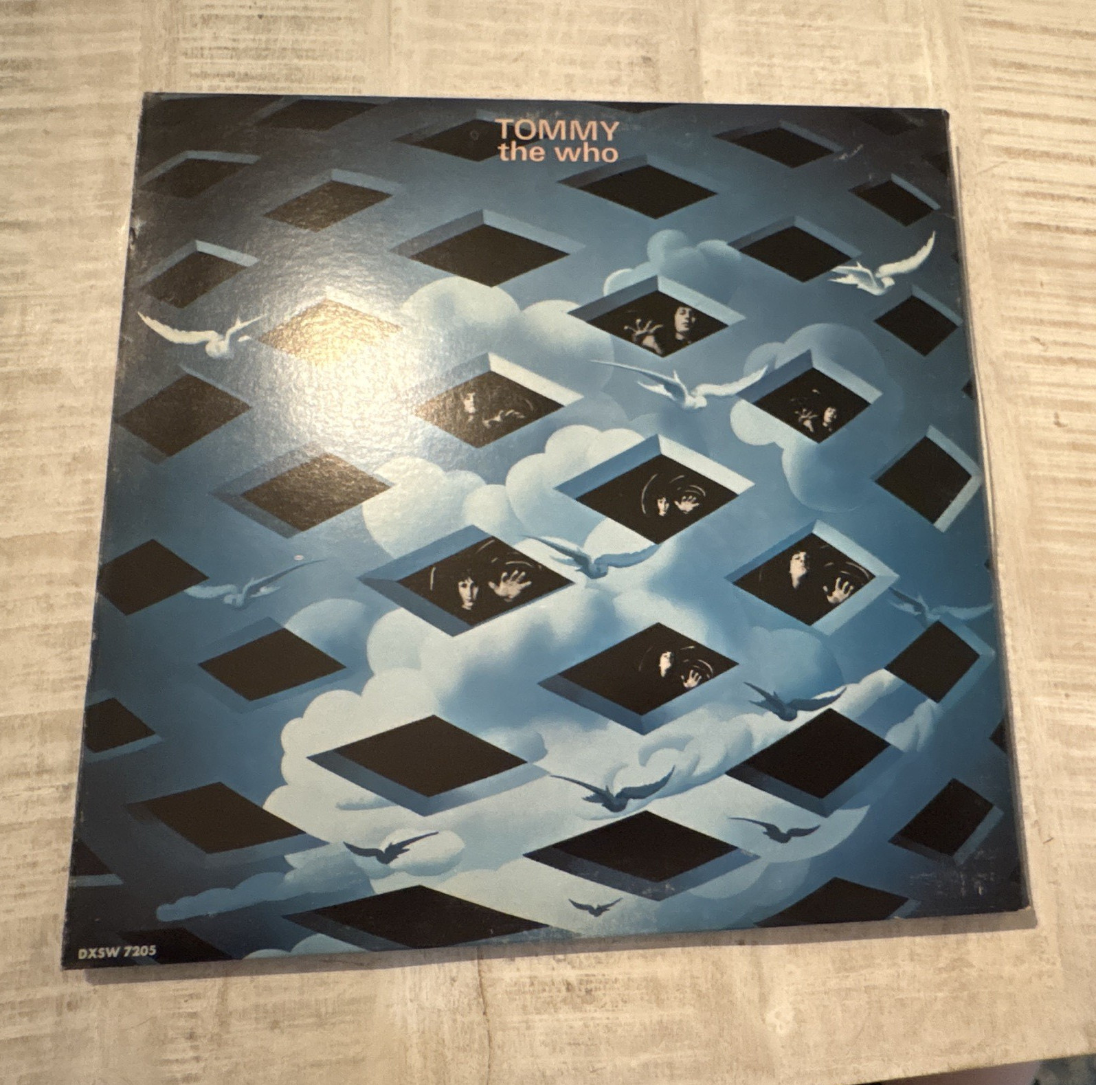 The Who Tommy Decca Double LP Vinyl Record Stereo in Cardboard Sleeve