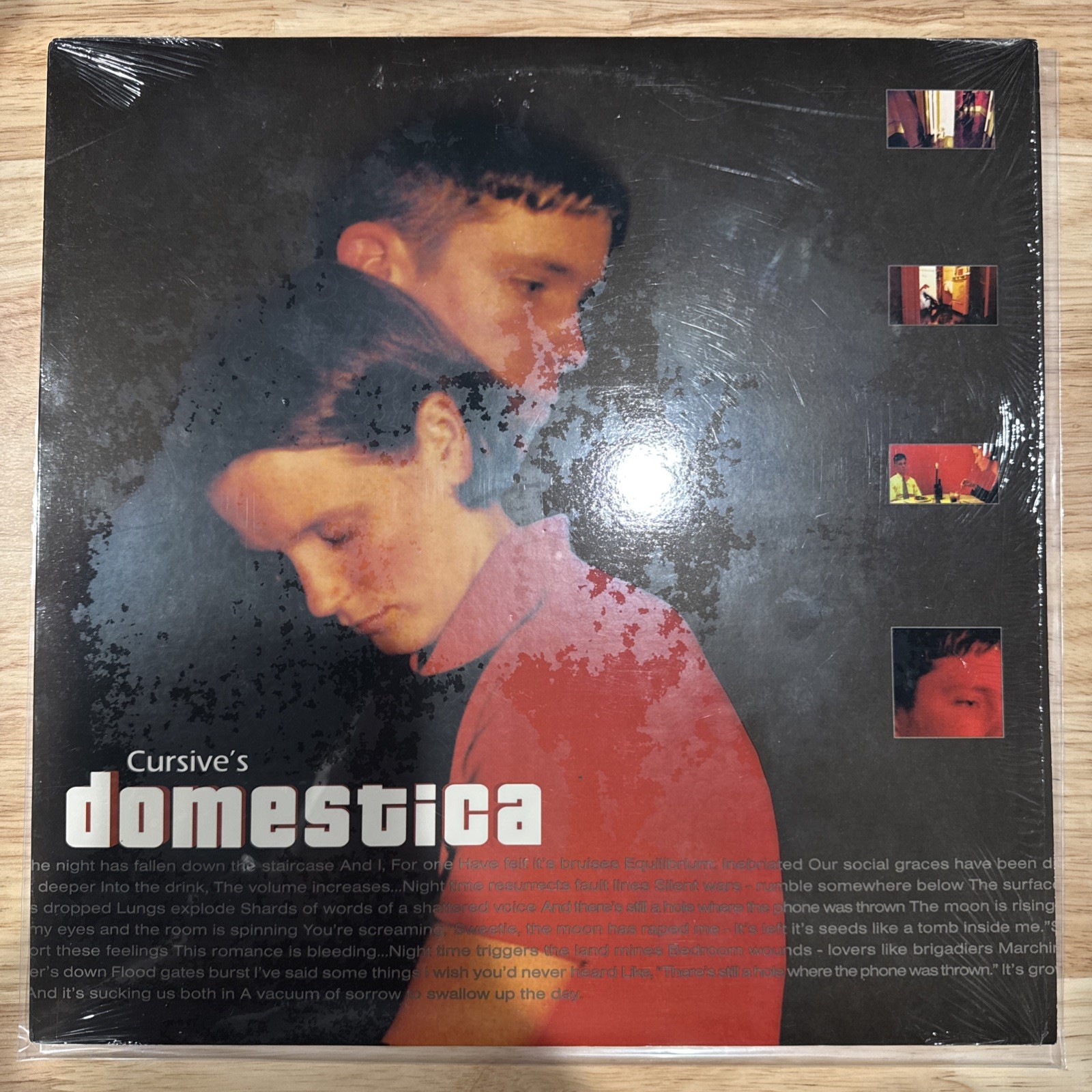 Cursive Domestica LP Vinyl Record Red Color