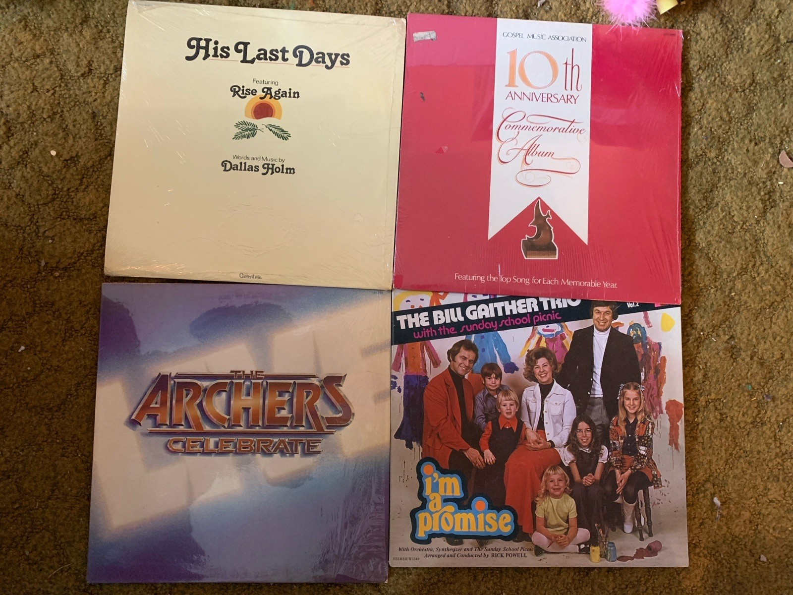 LOT OF 50 + Contemporary Christian & White Gospel LP Vinyl Xian Rock 60s 70s 80s
