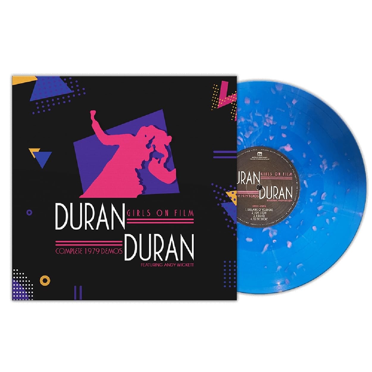 DURAN DURAN GIRLS ON FILM – COMPLETE 1979 DEMOS (SPLATTER PINK/BLUE VINYL) LP ..