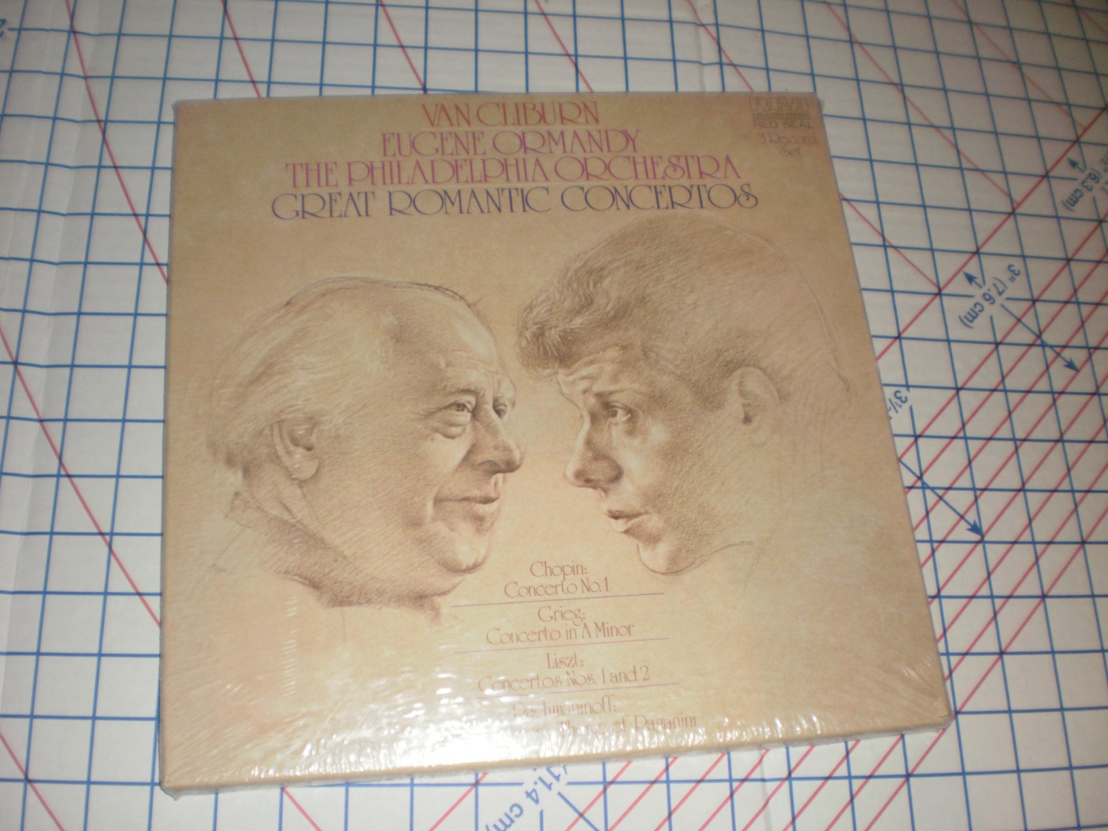 Van Cliburn Great Romantic Concertos 1977 RCA Red Seal Classical Box Set sealed