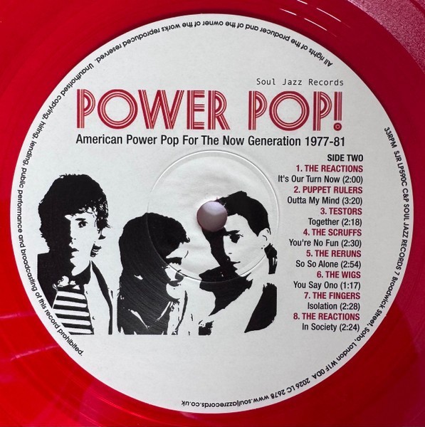 Power Pop! (American Power Pop For The Now Generation 1977-81) (RED TRANSPARENT)