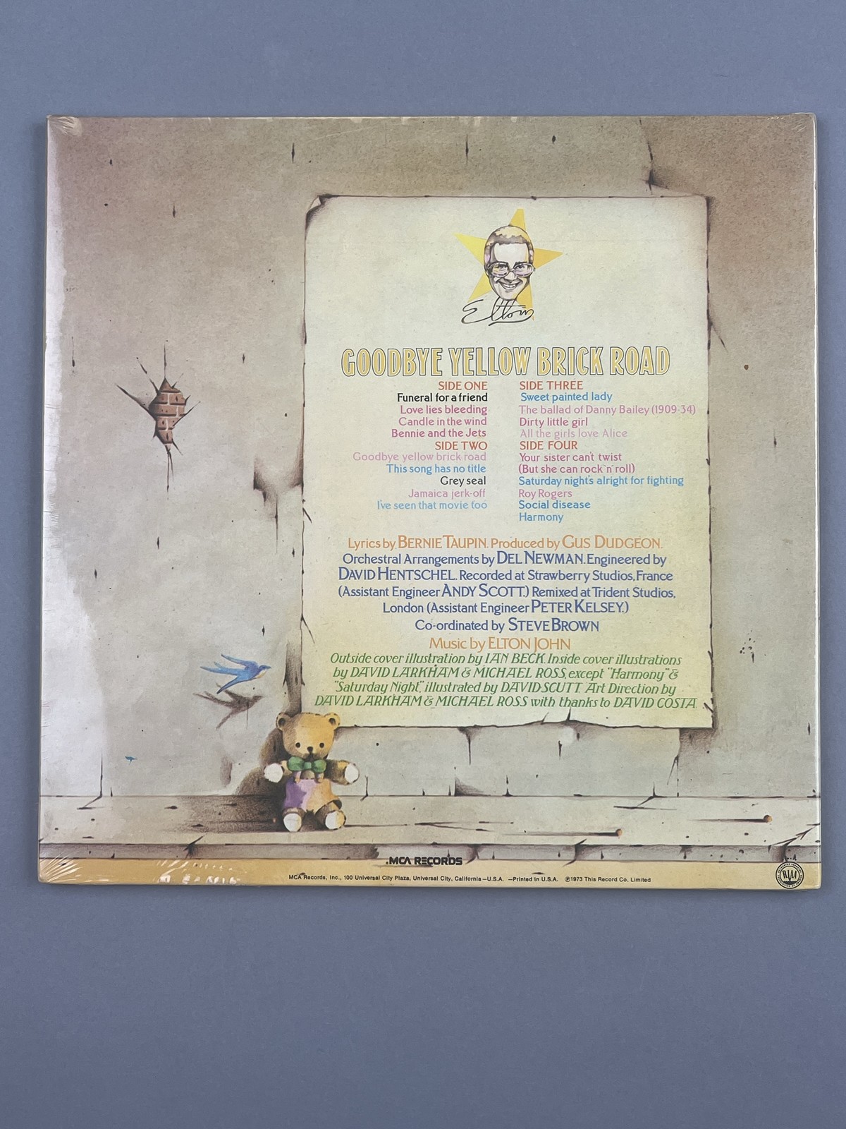 ELTON JOHN Goodbye Yellow Brick Road Sealed- Unverified Pressing 1973 12″ LP M