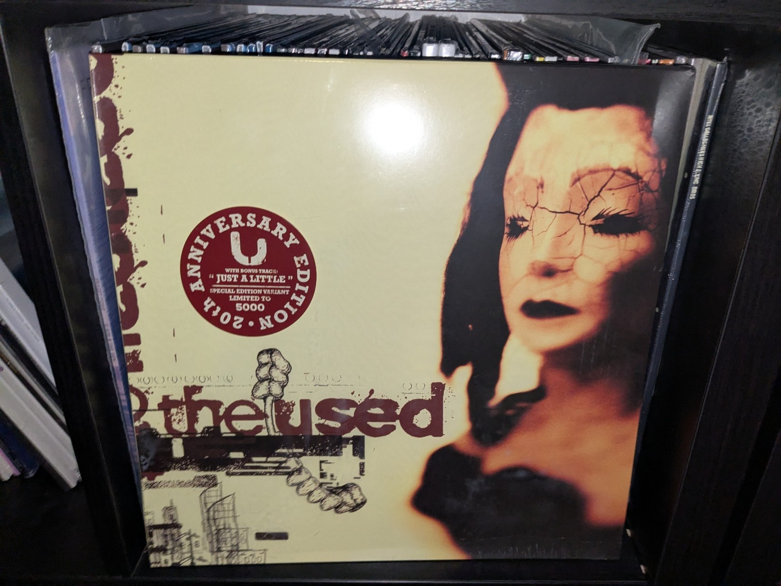 * The Used – SELF TITLED – SPLIT COLOR Vinyl 2 LP – NEW & SEALED Rare Emo Album!