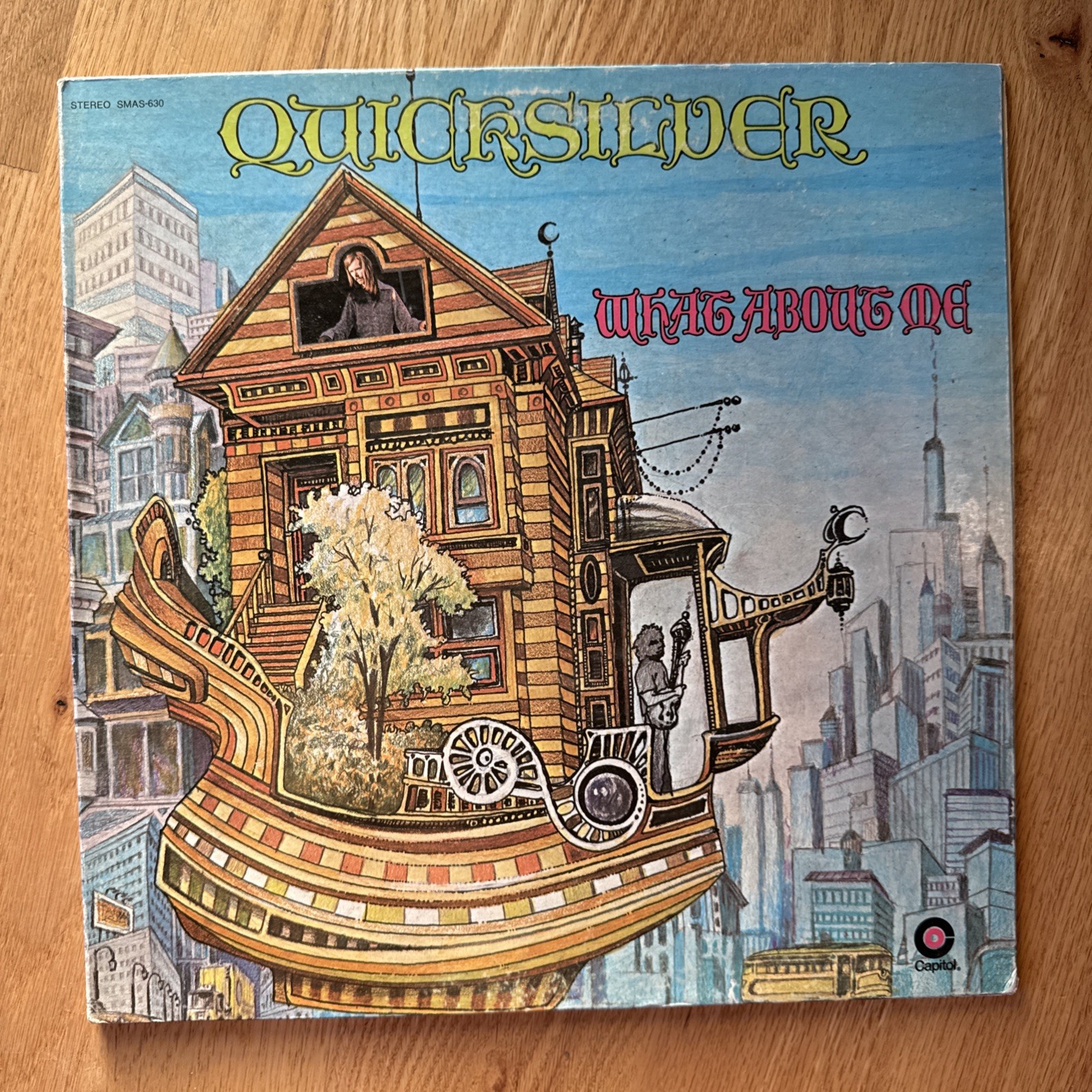 VTG 70s Quicksilver Messenger Service What About Me 1975 Lp Vinyl Capitol Record