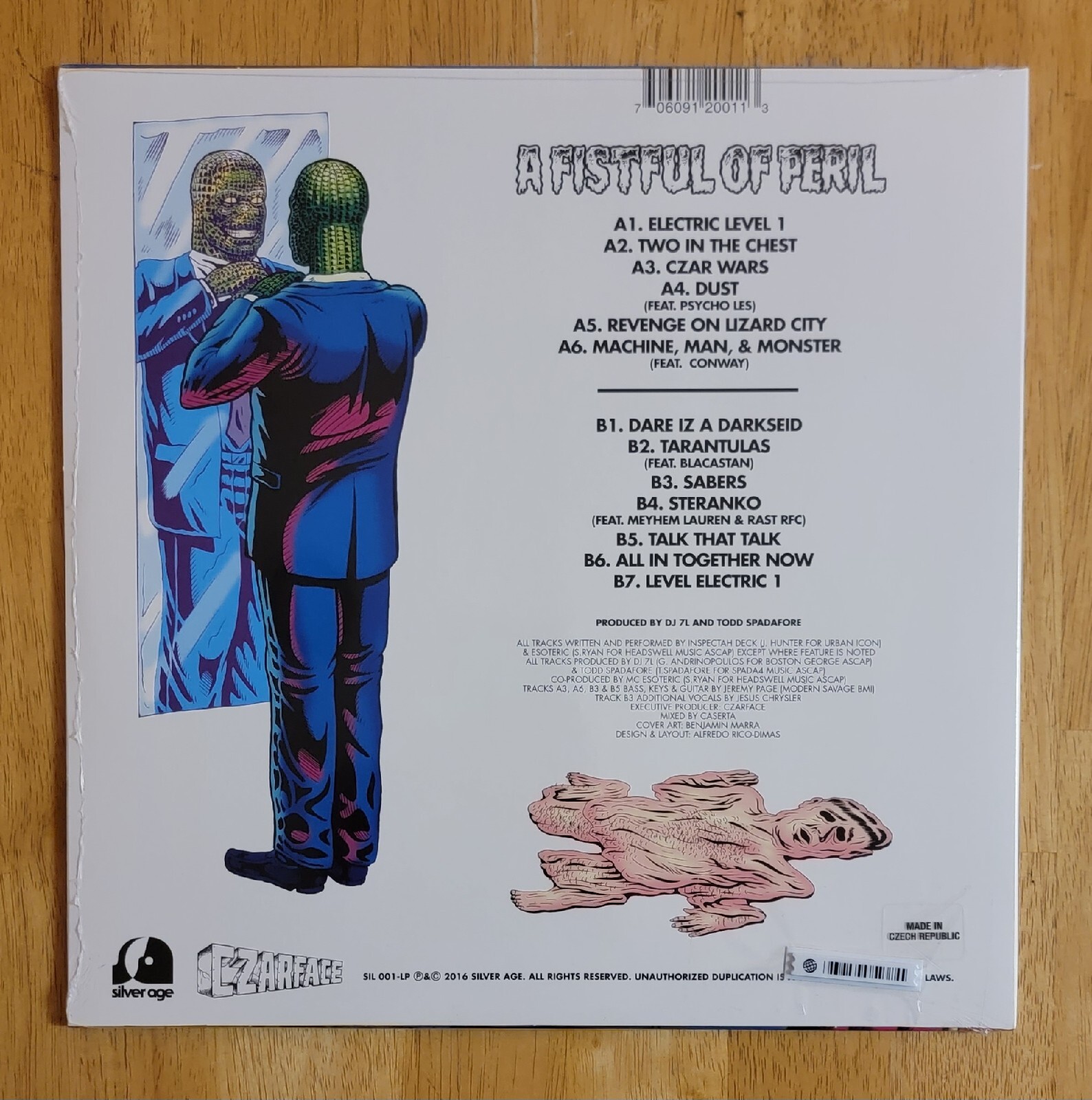 Czarface A Fistful Of Peril Vinyl LP Record NEW 1 Of 750 MF DOOM Inspectah