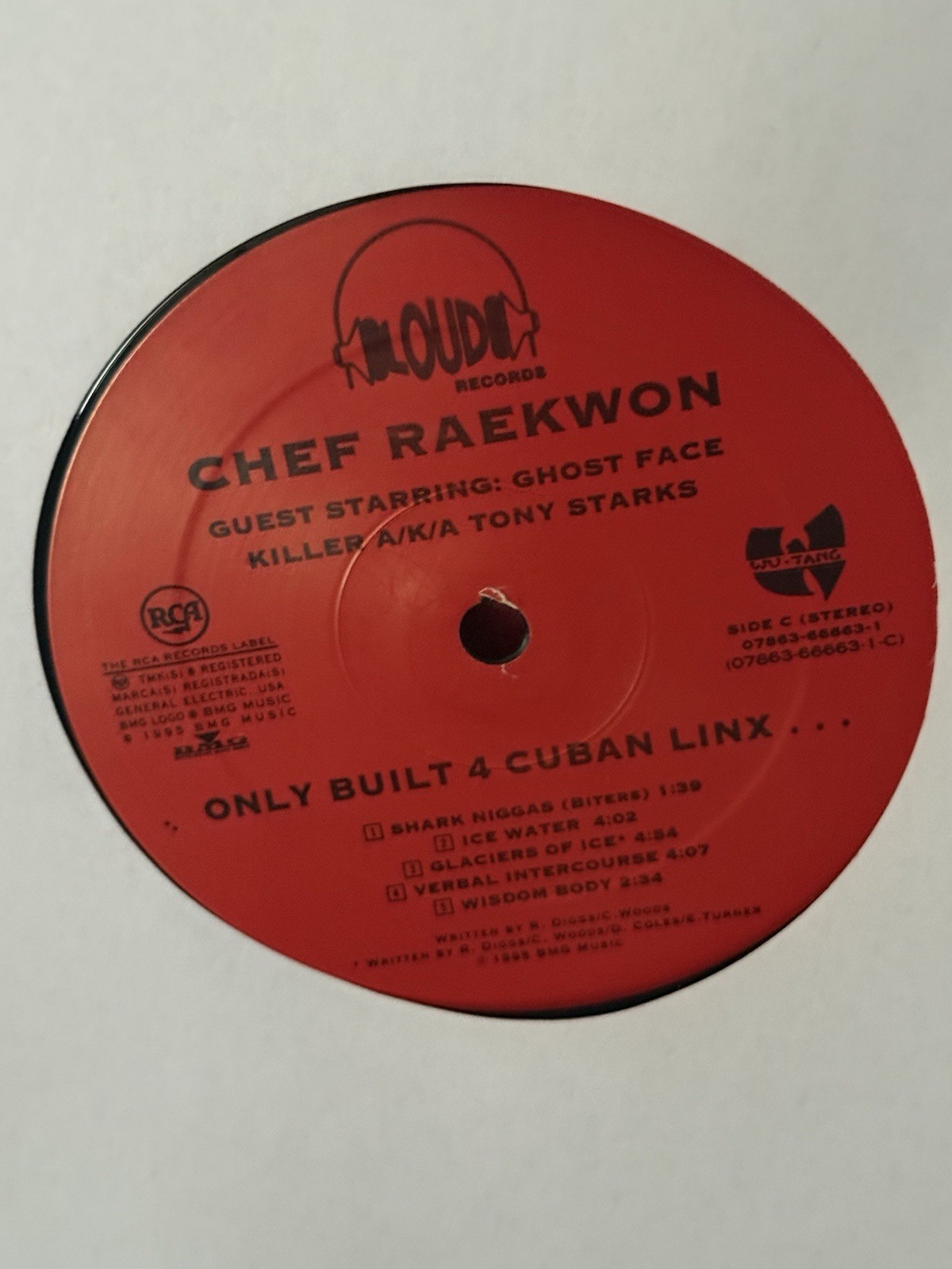 RAEKWON-‘95 PRESS- ONLY BUILT 4 CUBAN LINX – VG+ 2 x LP 95 Loud – 07863-66663-1