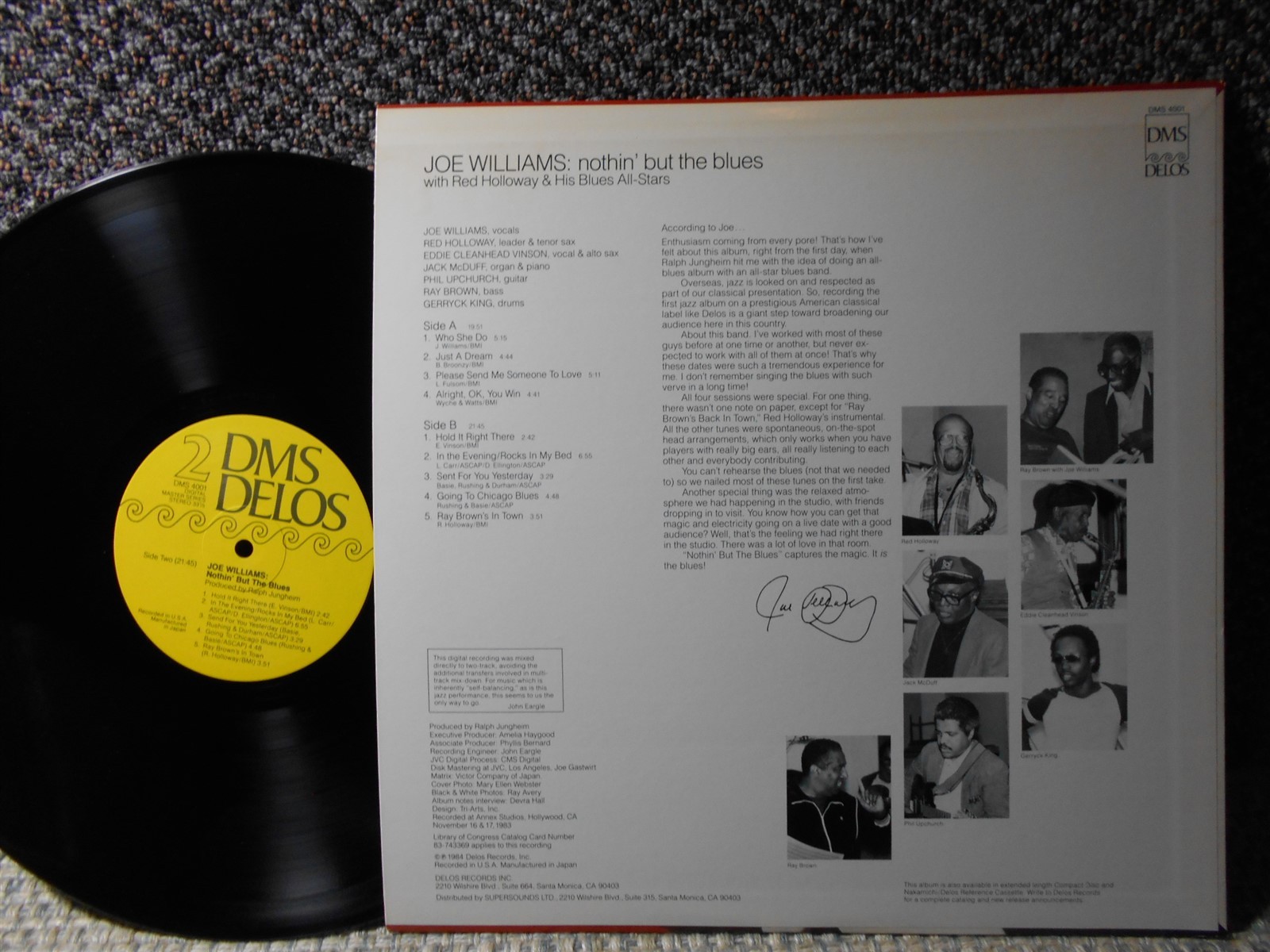 Joe Williams m- japan LP Nothin’ but the Blues