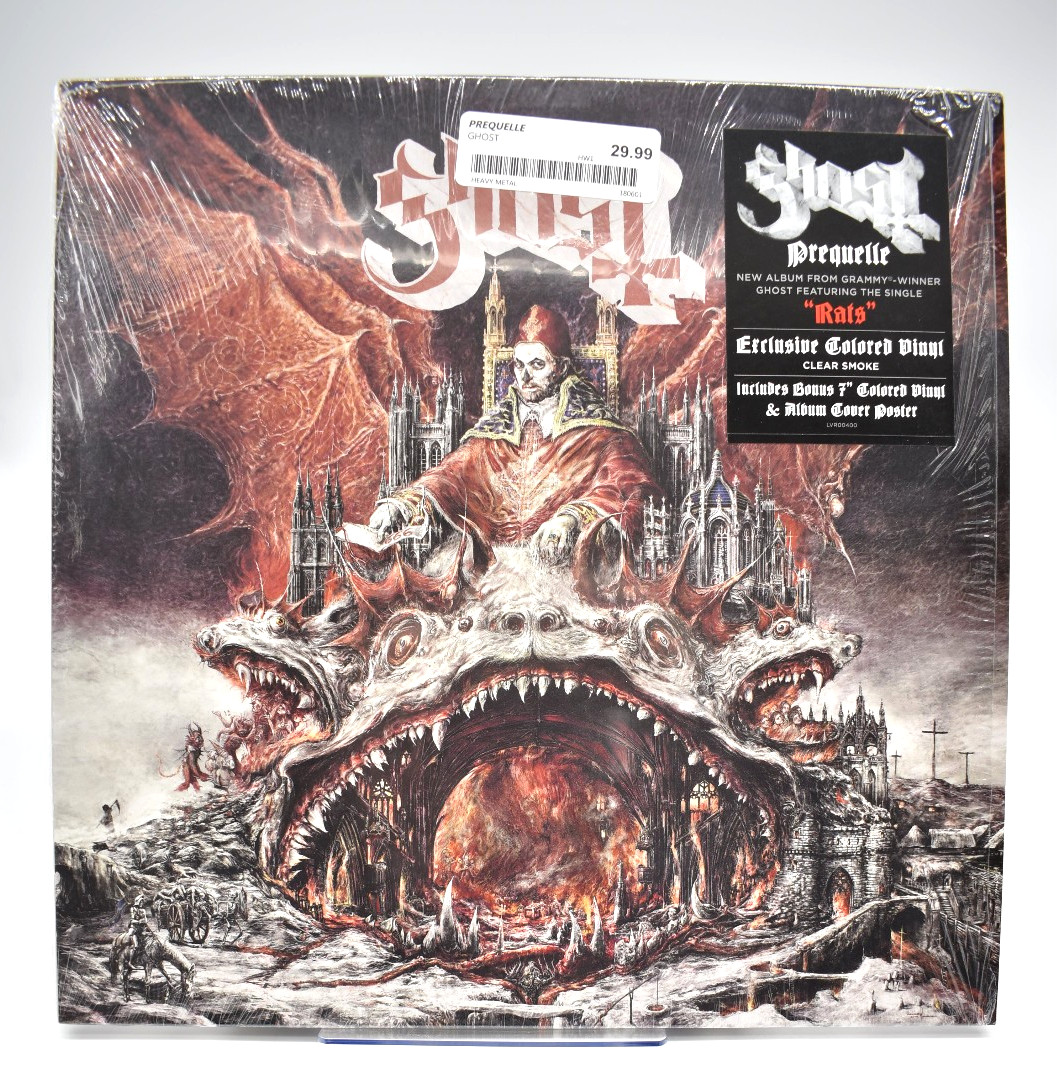 Ghost – Prequelle – Clear Black Smoke + 7″ – Loma Vista LVR00400 (2018) VG+/VG+