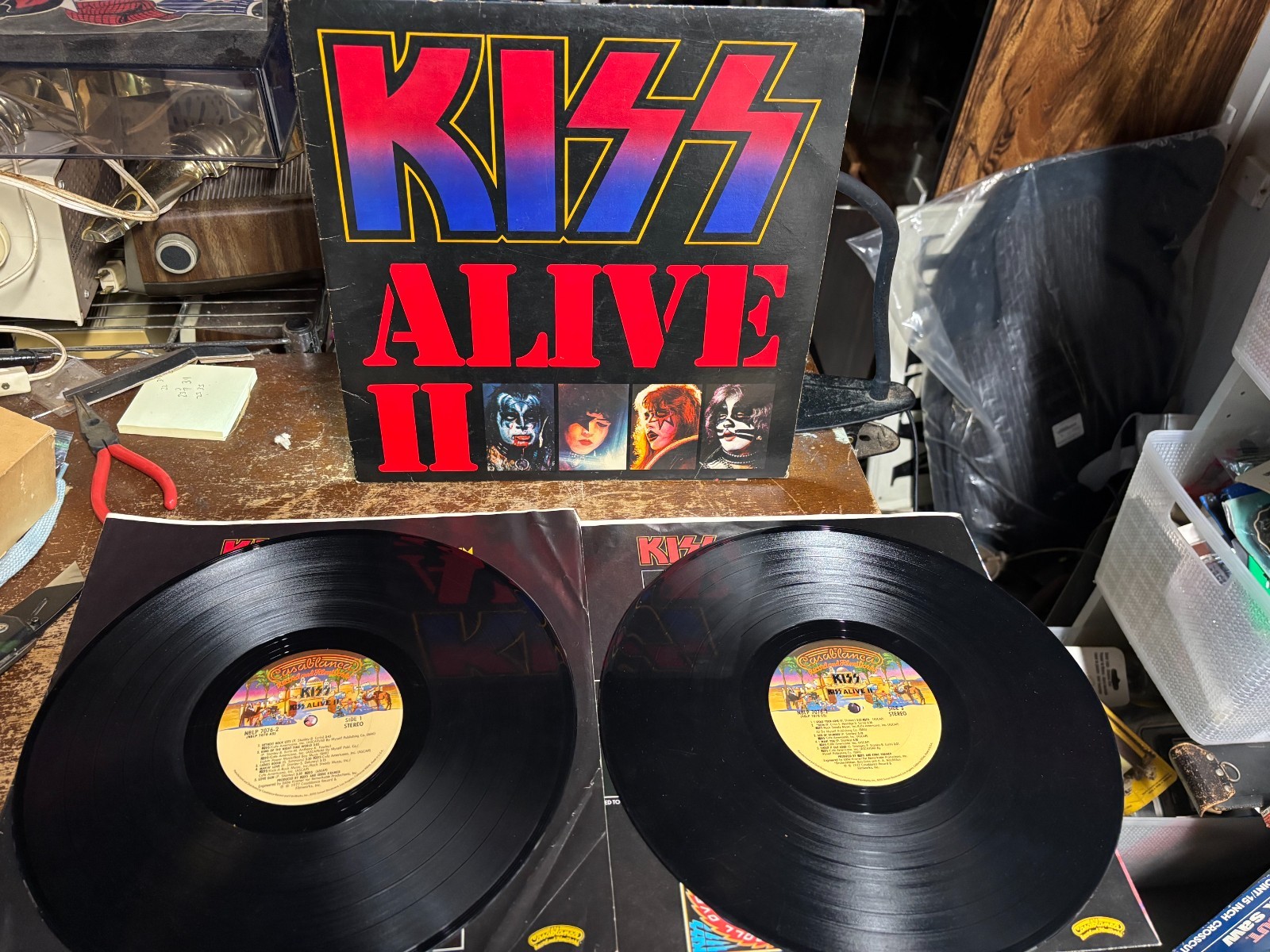 Kiss – Alive II – 2LP 1977 Casablanca, VG+/VG W/ Insert Tested