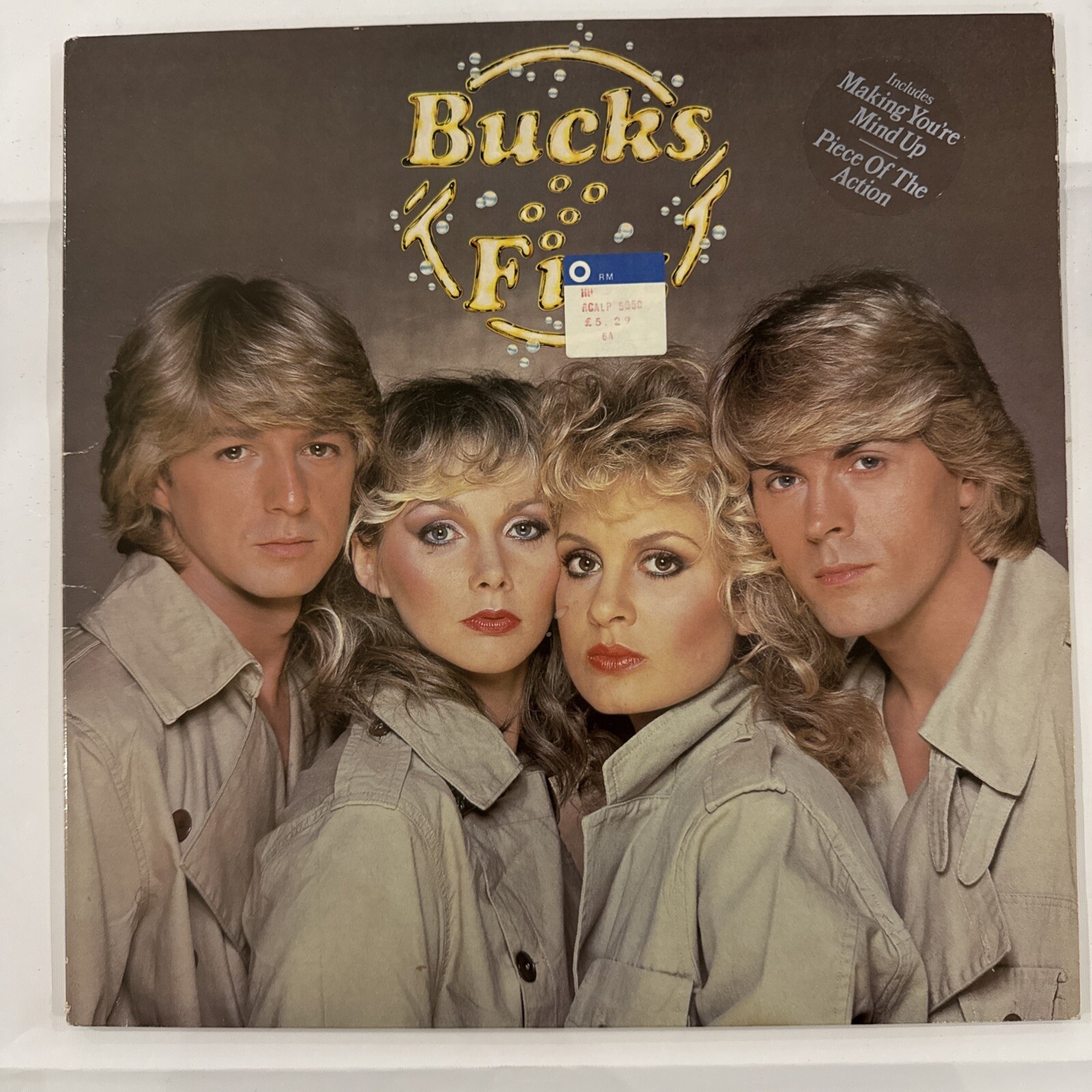 BUCKS FIZZ 1981 UK Debut VINYL LP One Of Those Nights Making Your Mind Up same *