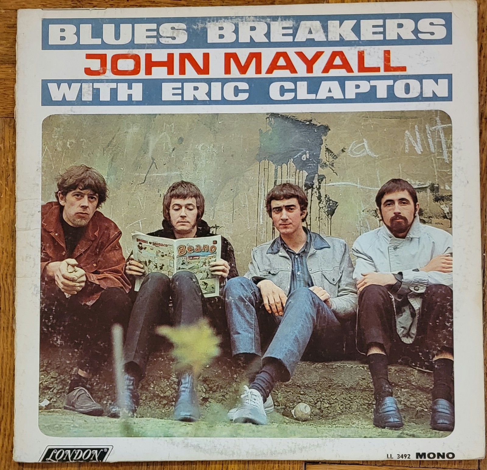 John Mayall Blues Breakers Eric Clapton Vinyl LP 1966 US 1st London Mono LL3492