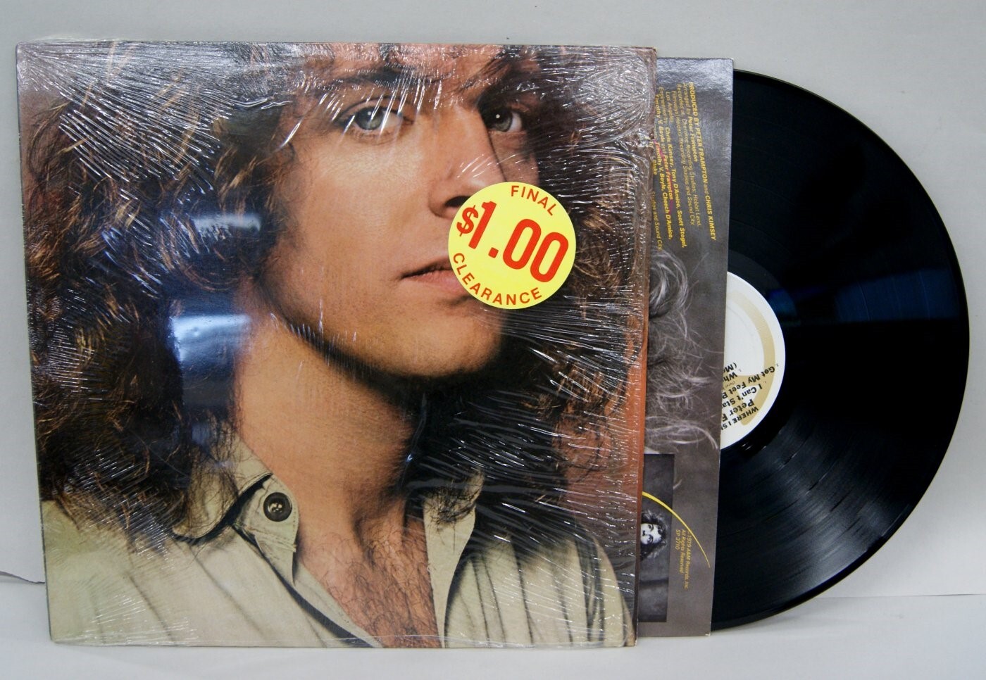 Peter Frampton Where I Should Be, w/Shrink LP Vinyl Record 1979, EX/EX, R-1006