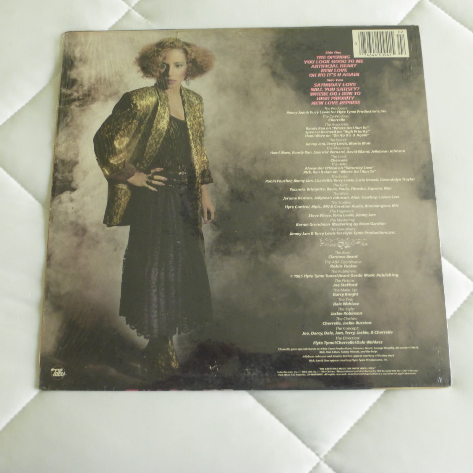 Cherelle High Priority Vinyl LP Tabu Records Jimmy Jam Terry Lewis Produced