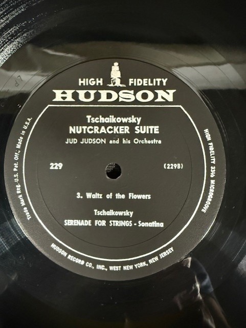 Tschaikowsky Nutcracker Suite~ Jud Judson LP Husson 1960 VG+/VG+