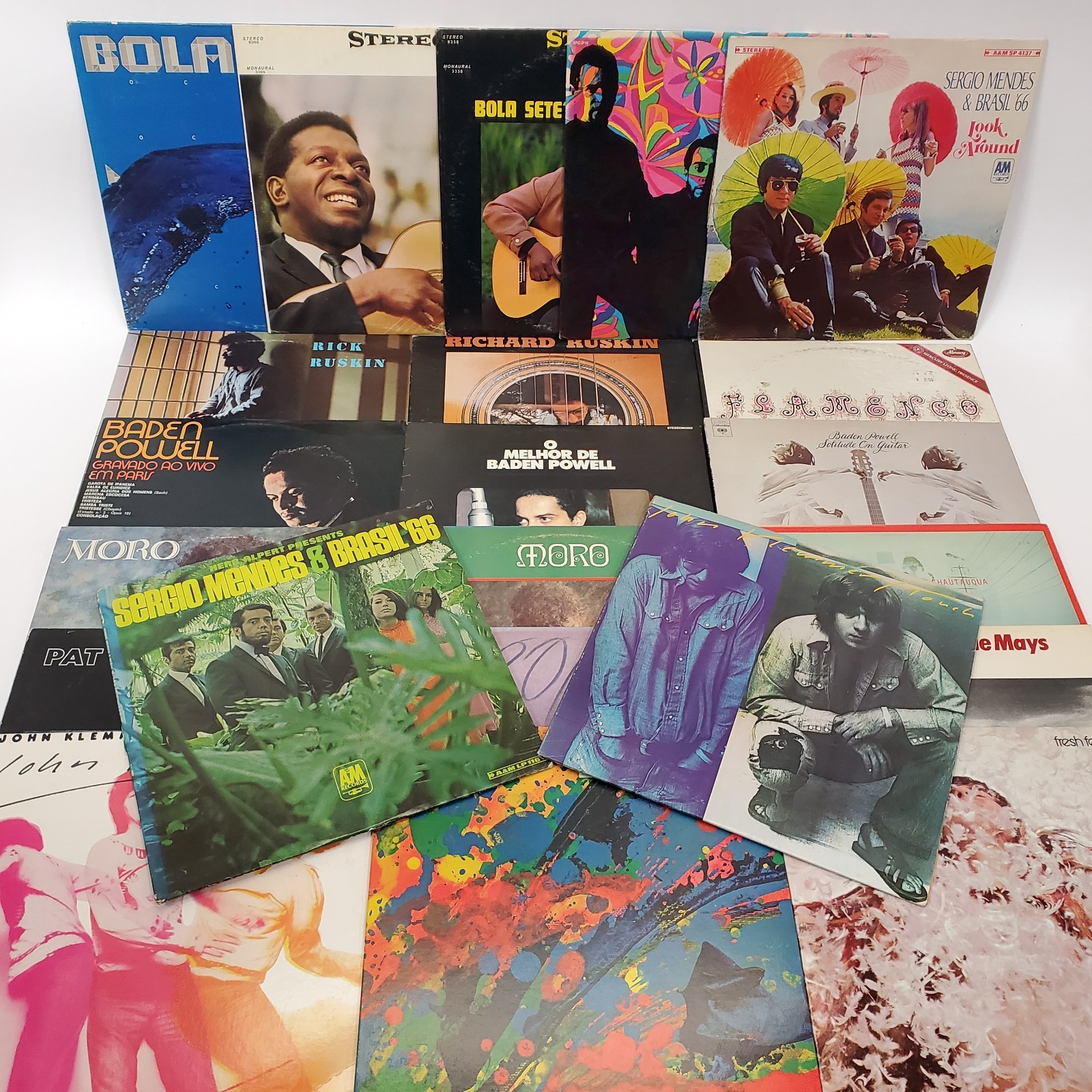 22 LP Lot Jazz Fusion Bossa Nova Guitar Private Press Metheny Bola Sete VTG