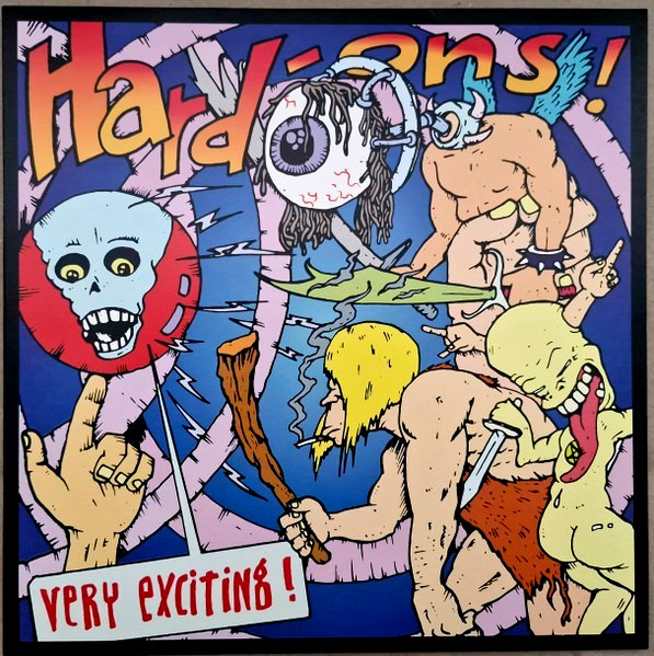HARD-ONS Very Exciting! LP PUNK ROCK Hardcore METAL Reissue ORANGE VINYL Import