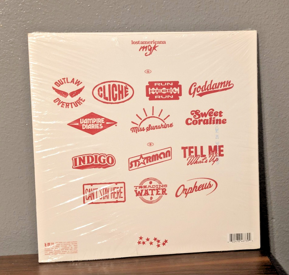 MGK* “Lost Americana” NEW SEALED MINT Azure Blue Vinyl Poster LP 2025 Record