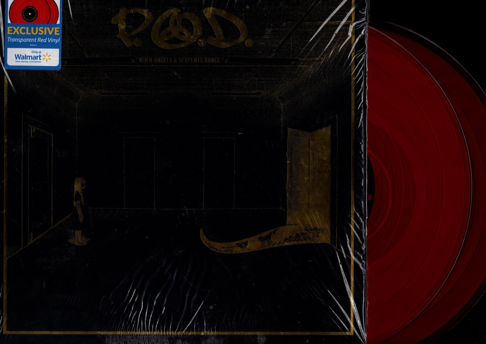 P.O.D. – When Angels & Serpents Dance Limited Edition Clear Red Color Vinyl 2 LP
