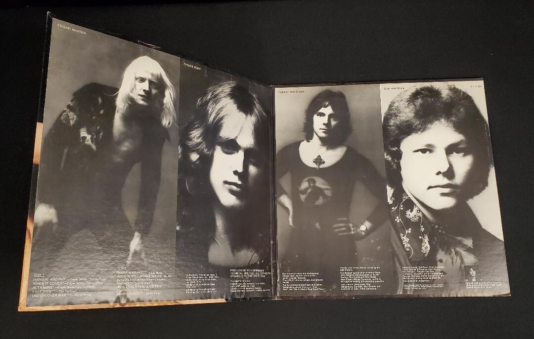 EDGAR WINTER GROUP – THEY ONLY COME OUT AT NIGHT VINYL LP EPIC RECORD