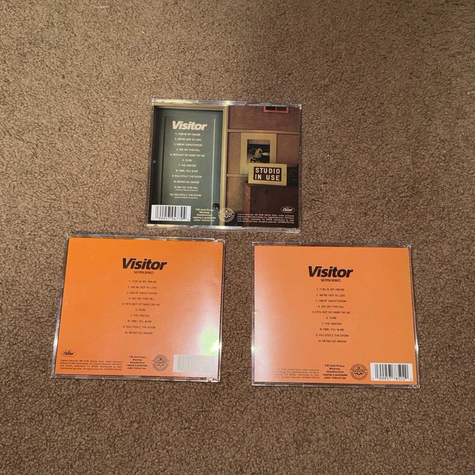 Sienna Spiro The Visitor SIGNED Vinyl + CD Bundle