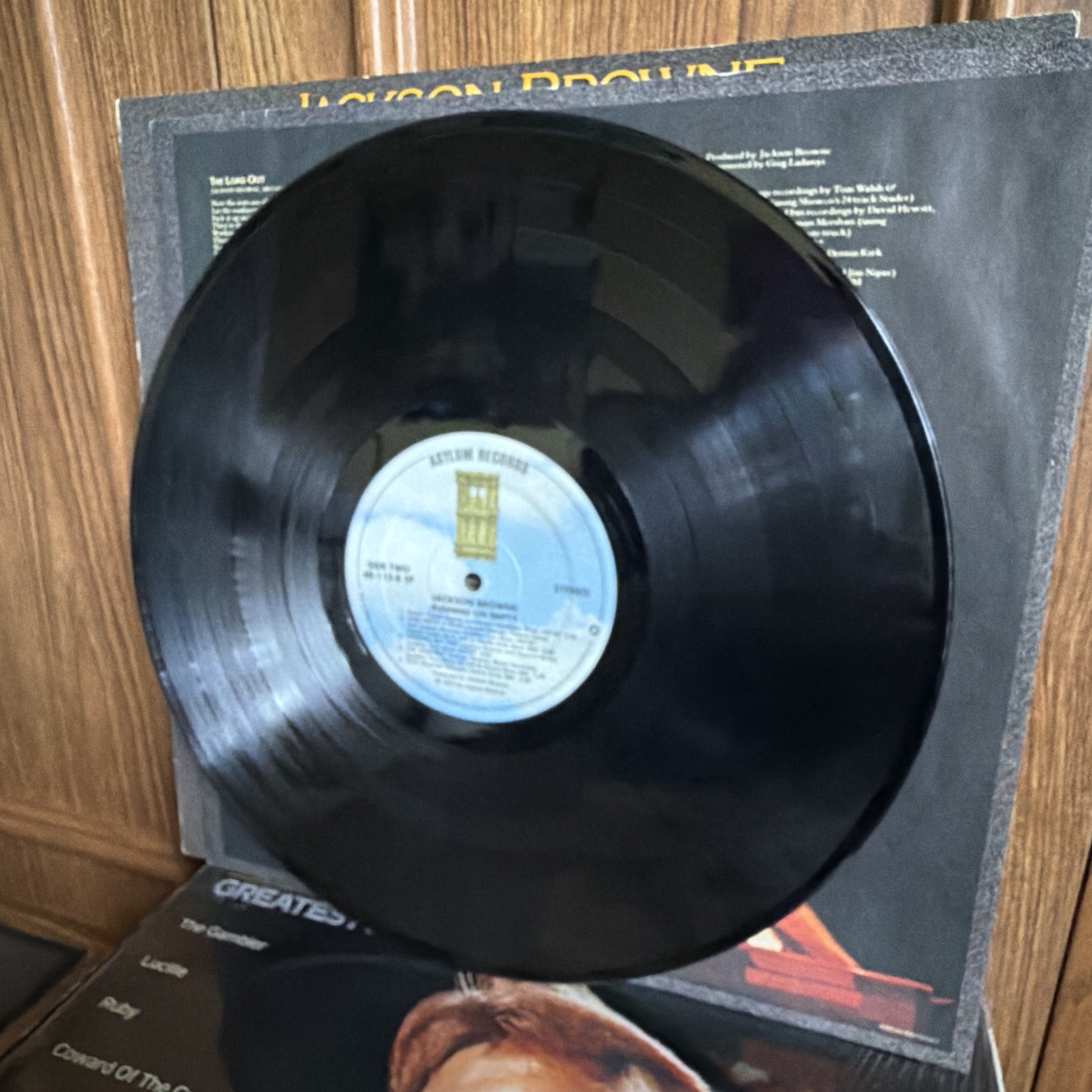 Jackson Browne Running on Empty LP Asylum 6E-113 1977 1st PR EX/EX OIS