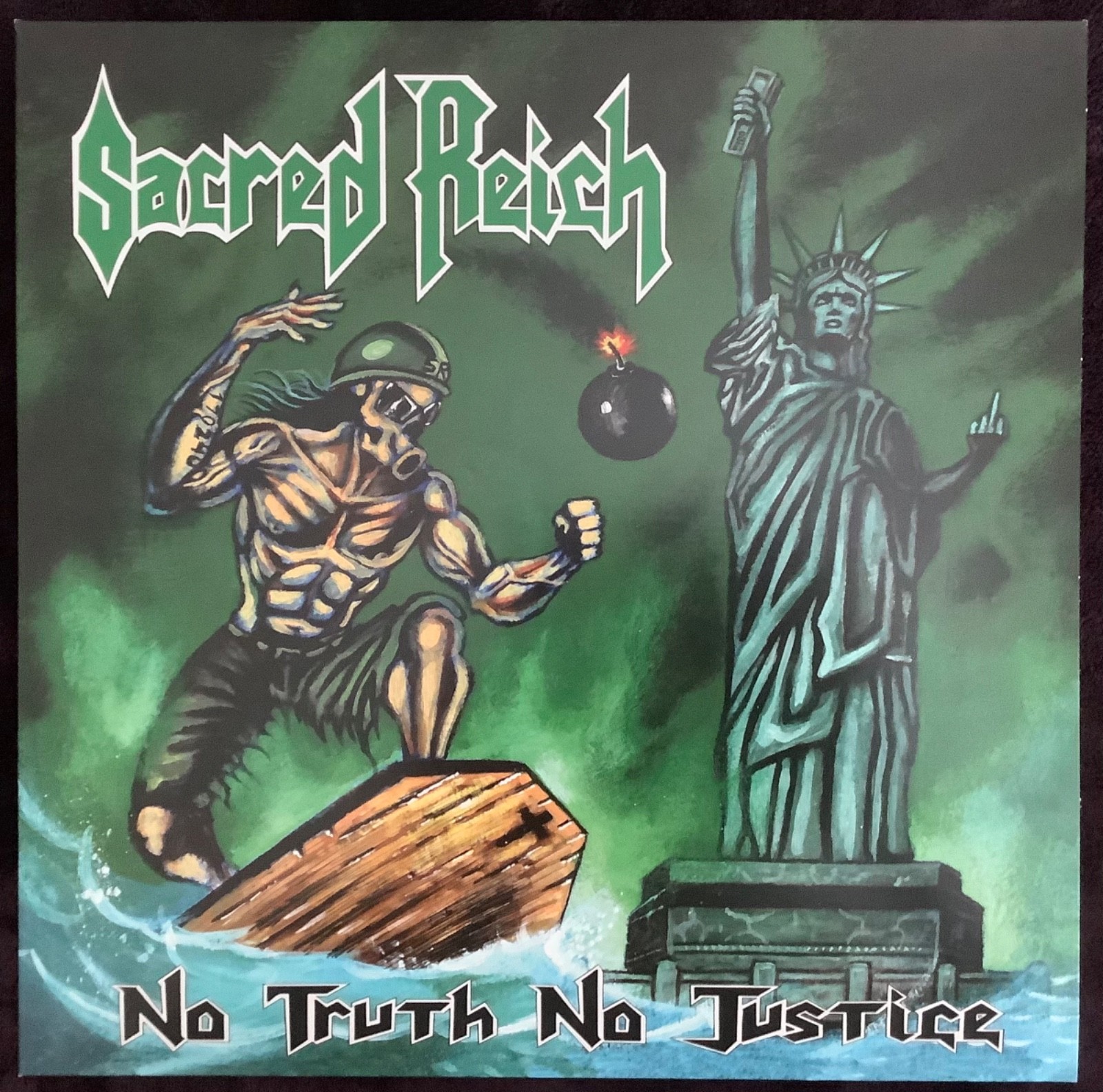 SACRED REICH NO TRUTH NO JUSTICE 2LP NEW LE150 LIVE 1990 THRASH SPEED METAL AZ