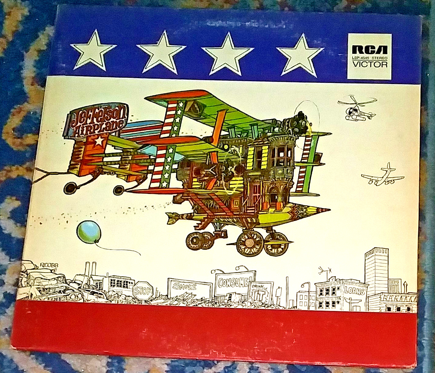 AFTER BATHING AT BAXTER’S / JEFFERSON AIRPLANE 1971 RCA LP LSP-4545 RE w/Inner