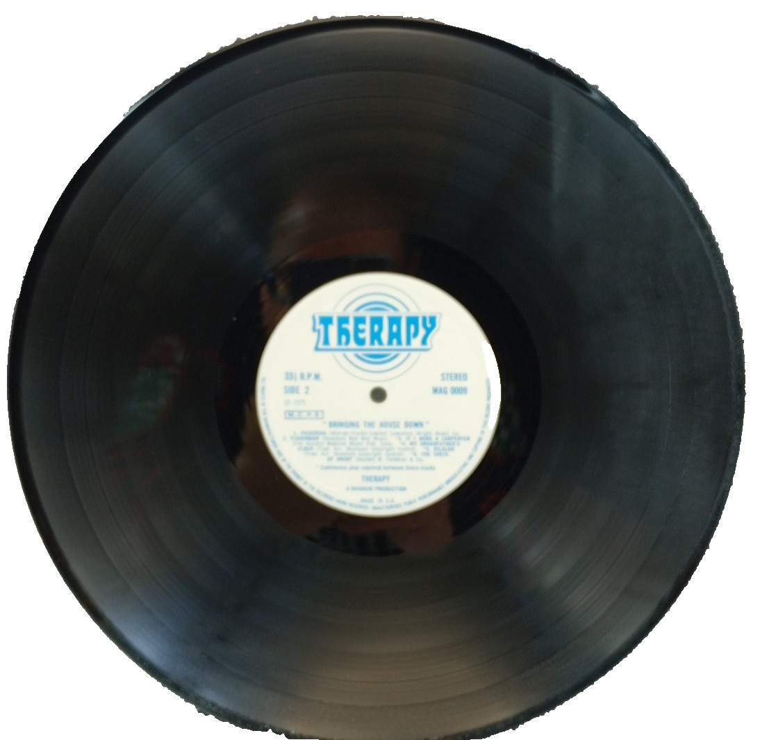 Therapy Bringing The House Down Record LP Vinyl 1975 Folk, World & Country