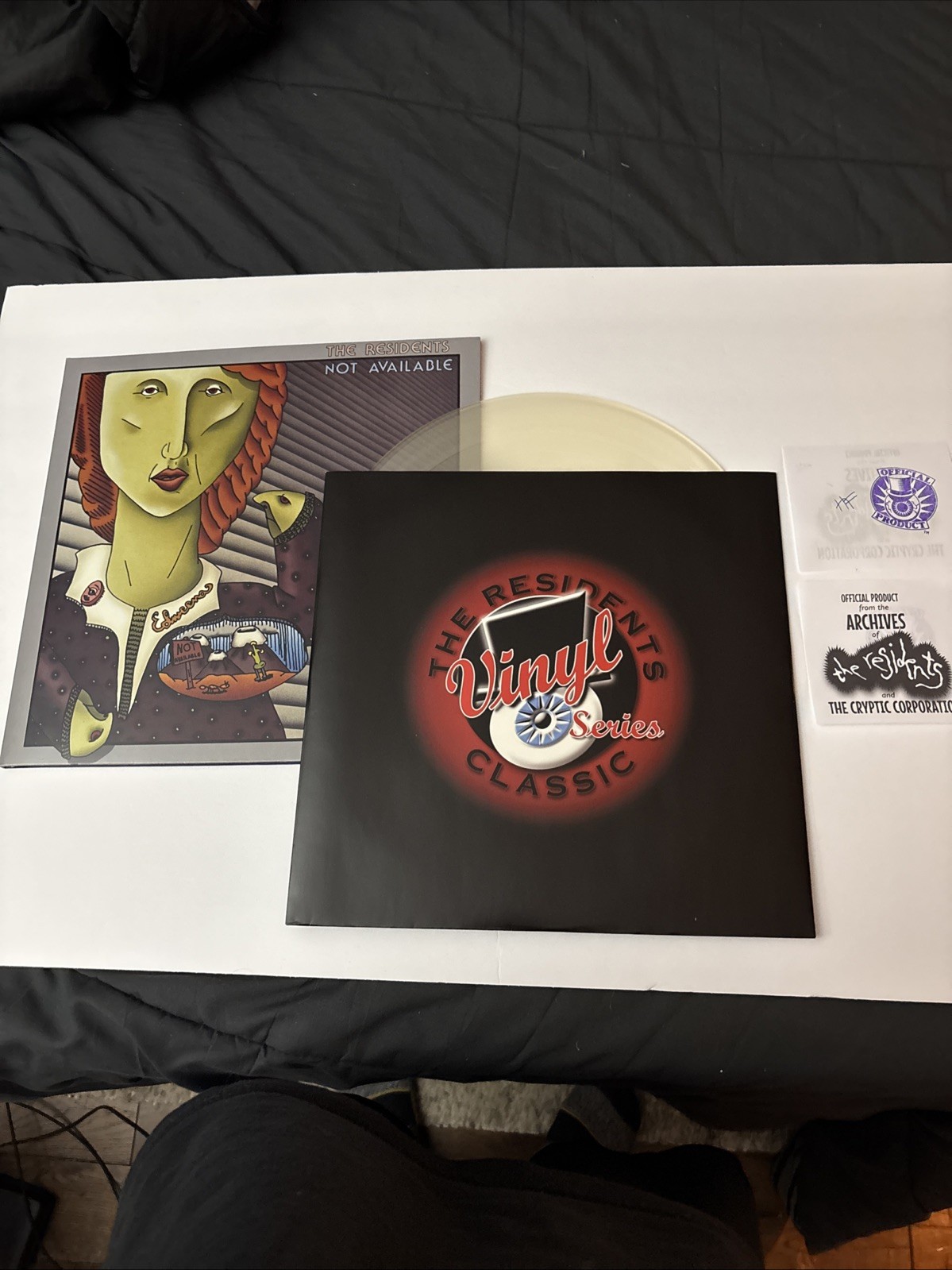THE RESIDENTS Not Available Euro Ralph Clear 12” Vinyl LP Rez CC archives