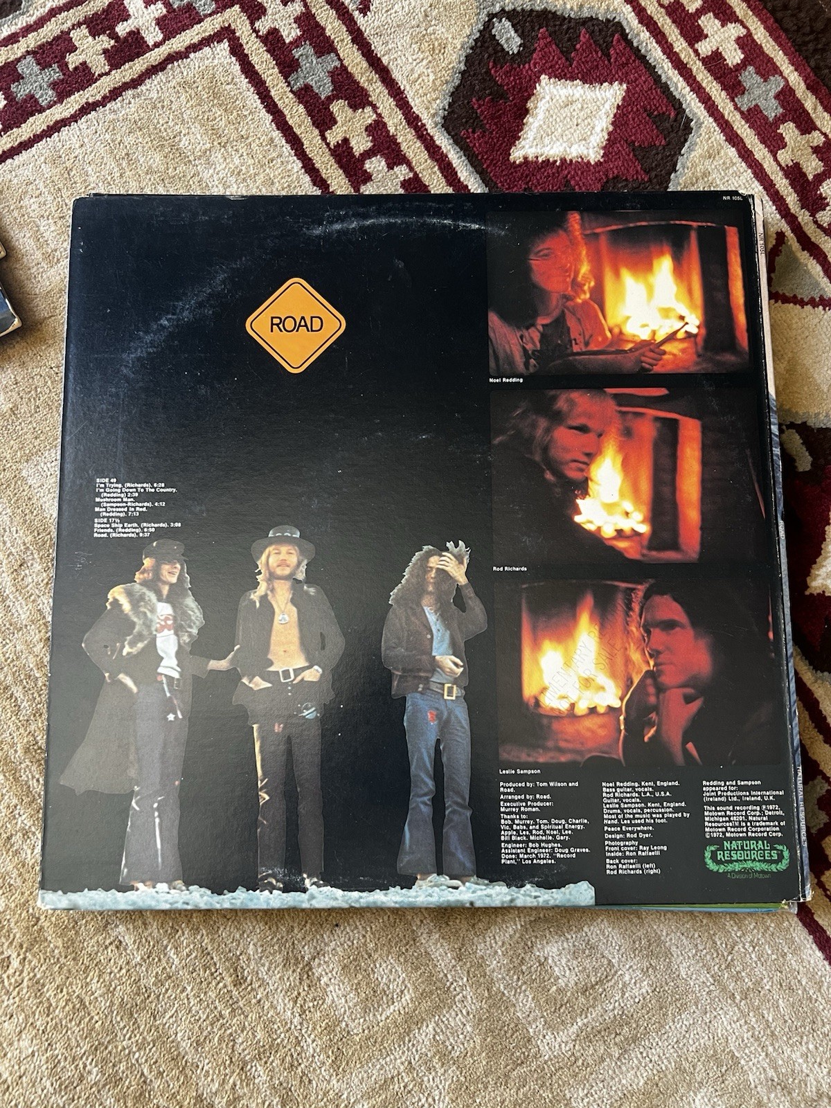 Mint “ROAD” (featuring Noel Redding) Rare Natural Resources Records DJ Copy Rare