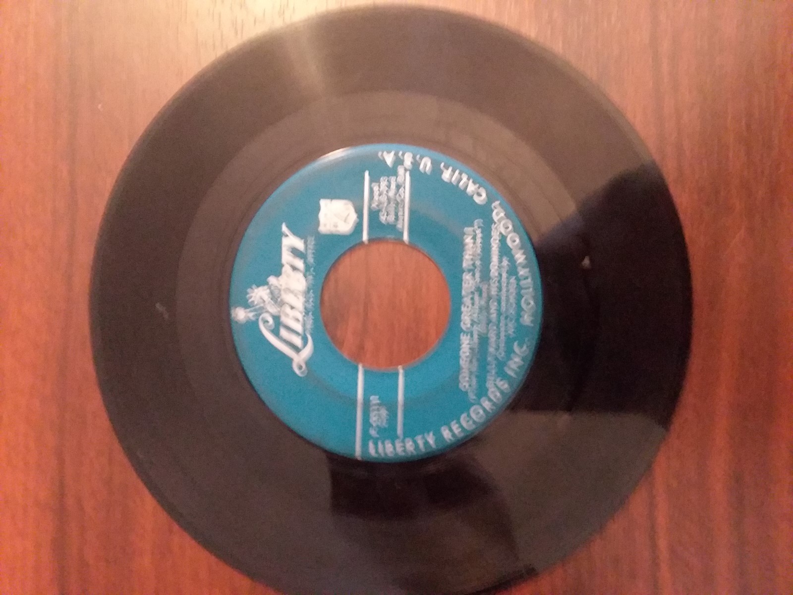 1950s EX BILLY WARD “PROUDEST POSSESSION / SOMEONE GREATER THAN I” liberty 55111