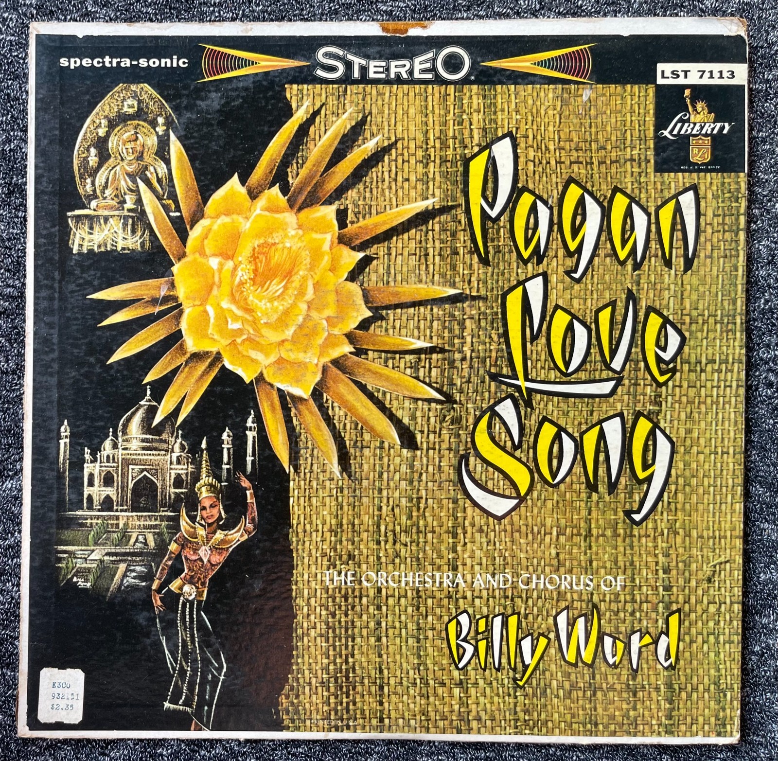 PAGAN LOVE SONG 1959 LP The Orchestra & Chorus of BILLY WARD & ORIGINAL SLEEVE