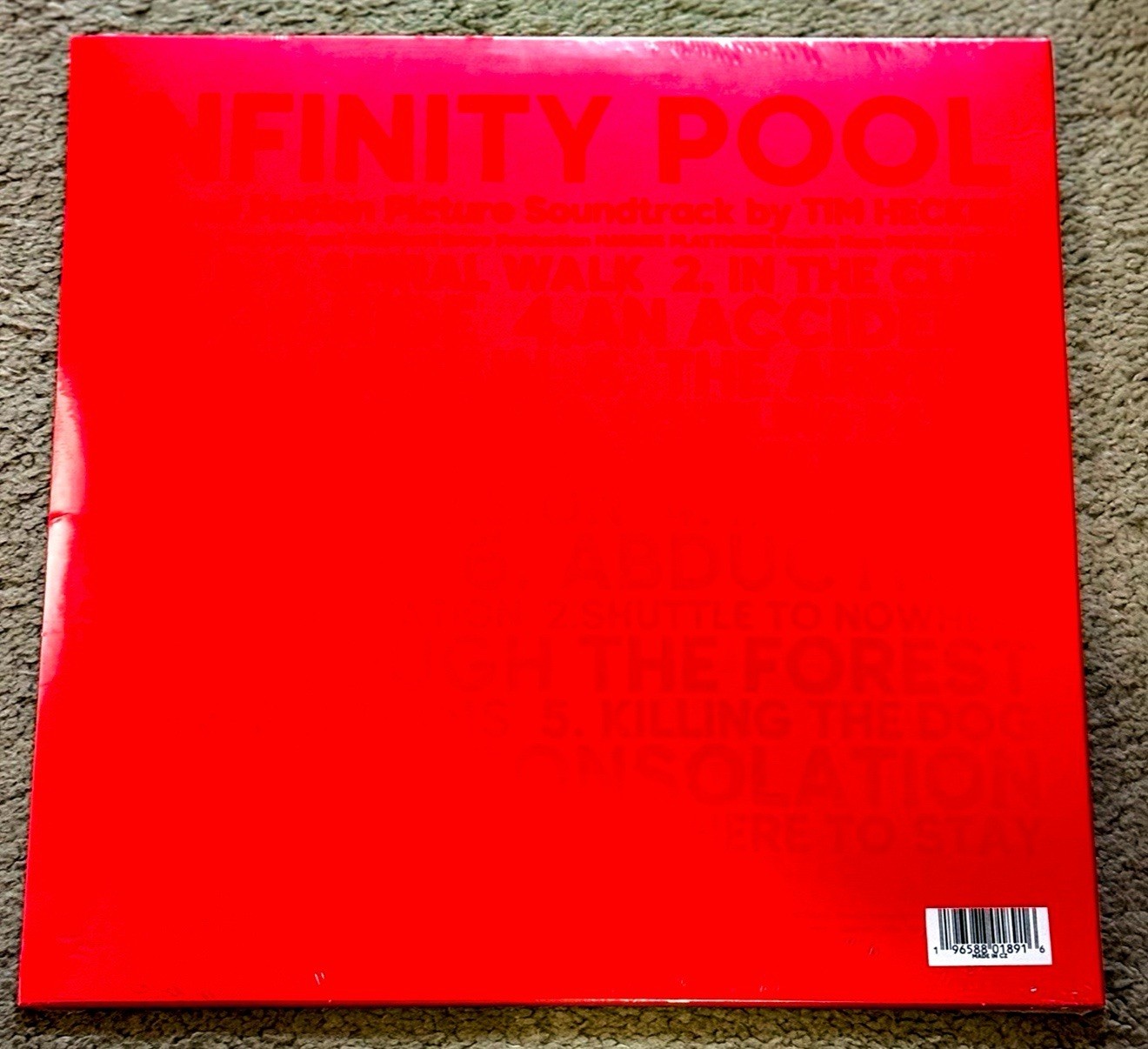 Infinity Pool – Original Motion Picture Soundtrack 2XLP Vinyl Mondo Clear Red
