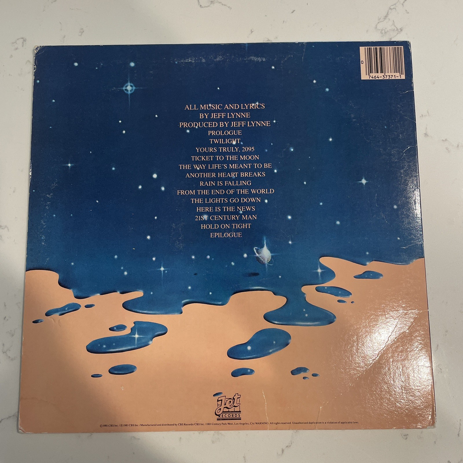 Electric Light Orchestra (ELO) – Time Vinyl LP – 1981 Jet Records – FZ 37371