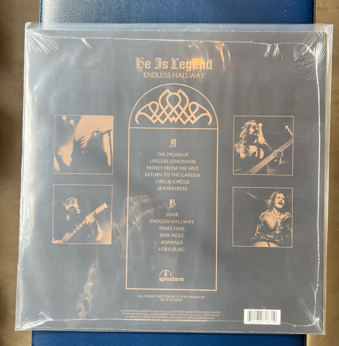 He Is Legend Endless Hallway Black Ice Vinyl Lp brand new sealed 2023 HIL