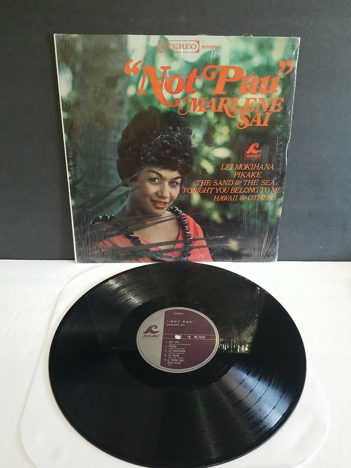 NOT PAU MARLENE SAI VINYL LP LEHUA RECORDS LEI MOKIHANA SHRINK ON V.G ++ TESTED
