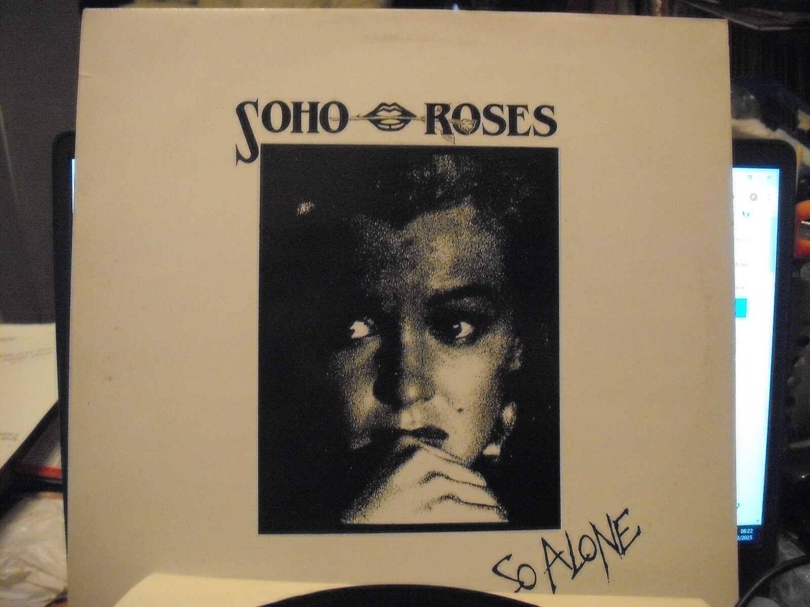 Soho Roses – So Alone – Trash Can Records 12″ – TWAT 002 – Glam Classic – Ex-